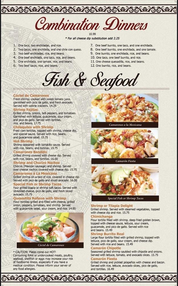 Agave's 109 Menu image 3