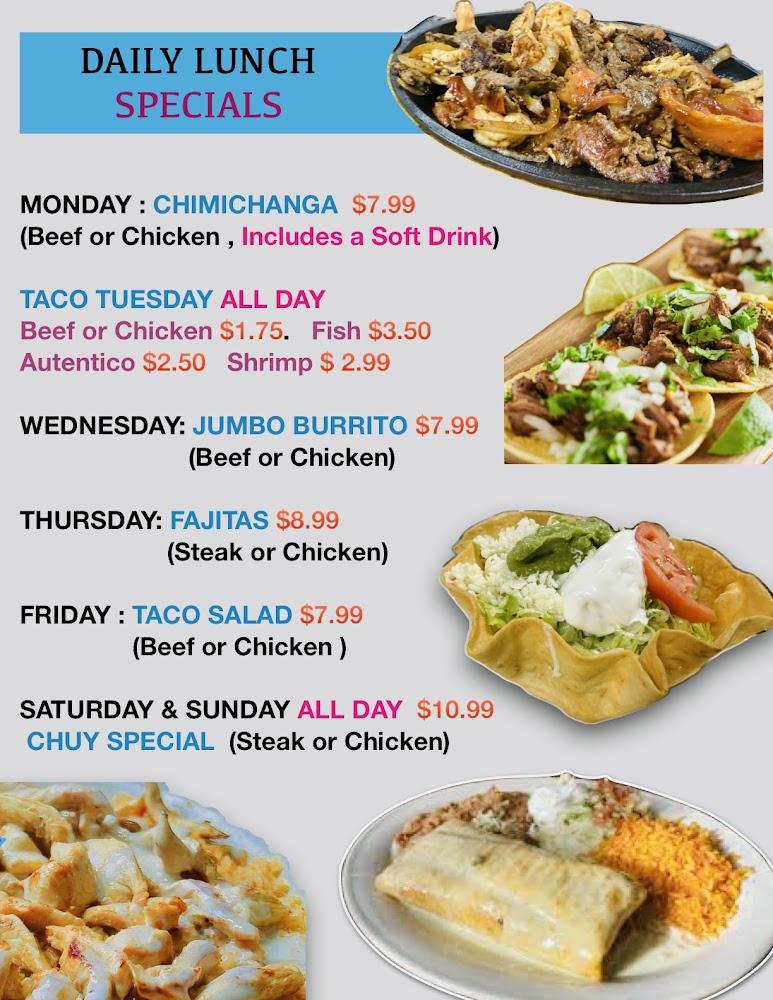 Agave's 109 Menu image 4